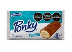 Ponky Colombina Vaini Leche 4 und 132 g