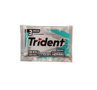 Chicle Trident Fresh Herbal X 3 5.1 g