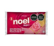 Galletas Noel Wafer Fresa 12 und