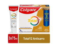 Crema dental. Colgate Anti Sarro 75 ml X 3