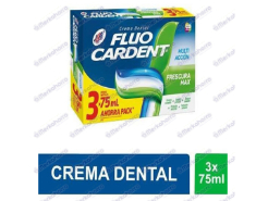 Crema dental. Fluo Cardent Multi X 3 75 ml