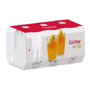 Vaso Prisma Cristar 6 und