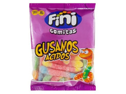 Gomitas Fini Gusanos Acidos 80 g