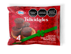 Muffin Felicidades Ramo Vino 4 und