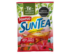 Refresco Suntea Fresa y Flor Jamaic 12 g