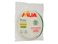 Plato Pando Papel MUA 23 cm 20 und