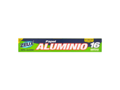 Papel Zeux Aluminio X 16 Mt