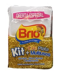 Esponja Brio Oro Plata Multi 2 und