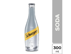 Gaseosa Schweppes Soda 300 ml