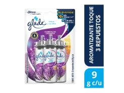 Ambientador Glade Lavanda X 3 9 g