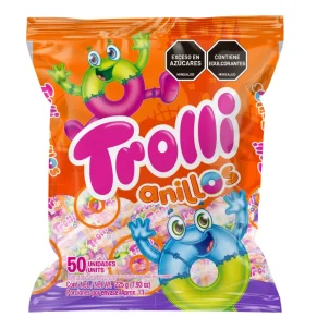 Gomitas Trolli Hallowen Anillos X 50 un