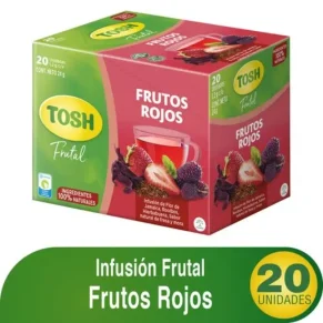 Infusiones Tosh Frutos Rojos X 20 24 g