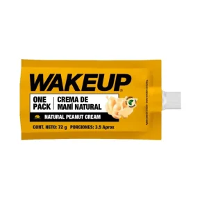 Crema de Maní Wakeup One Pack 72 g