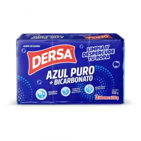 Jabón Dersa Barra Azul 230 g X 3