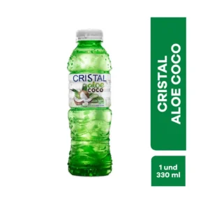 Agua Cristal Aloe Coco 330 ml