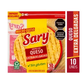 Arepa Queso Extra Delgada Saryx 10 und 600 g