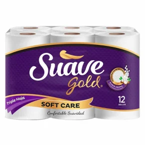 Papel higiénico. Suave Soft Care 12 rollos 942 g