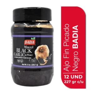 Ajo Fin Picado Negro Badia 226.7 g