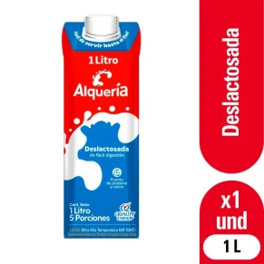 Leche Deslac Alqueria UHT 1000 ml