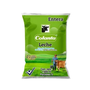 Leche Colanta Entera Larga V 1000 ml