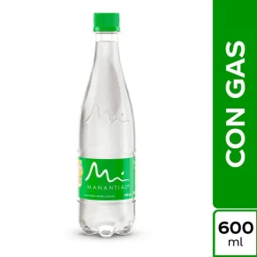 Agua Manantial con Gas 600 ml
