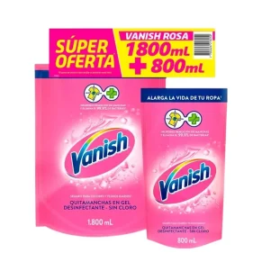 Desmanchador Vanish Rosa X 1800+800 ml
