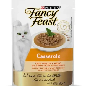 FANCY FEAST CASSEROLE PAVO POLLO X 85 GR