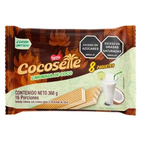 GALLETAS COCOSETTE WAFER LIMONA 8 X 46 G