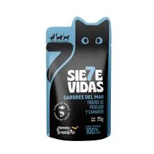 ALIMENTO 7 VIDAS TROZOS MAR X 75 G