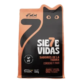 CUIDO 7 VIDAS SABORES DE TIERRA X 500 GR