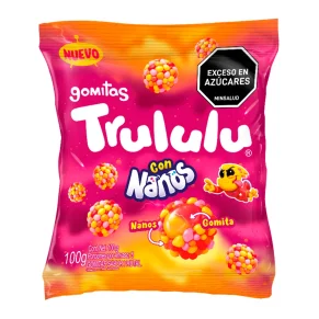 GOMITAS TRULULU NANOS TROPICAL X 100 G