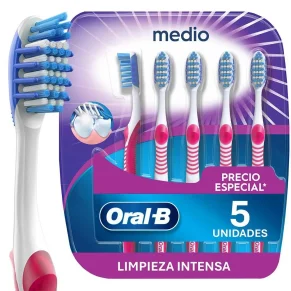 CEP DENTAL ORAL B RADIANT MEDIO X 5 UND