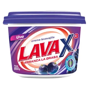 CREMA LAVAVAJILLA LAVAX UVA X 850 G