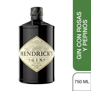 GINEBRA HENDRICKS GIN X 750 ML
