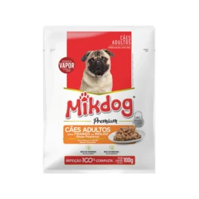 POUCHE MIKDOG ADUL RAZ PEQUE POLLO X100G